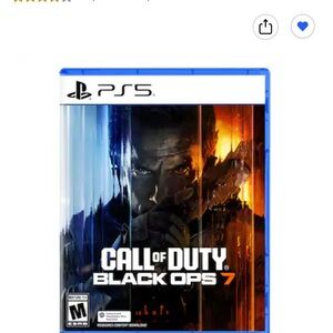 New and Sealed -PS5 Call of Duty: Black Ops 7 - PlayStation 5